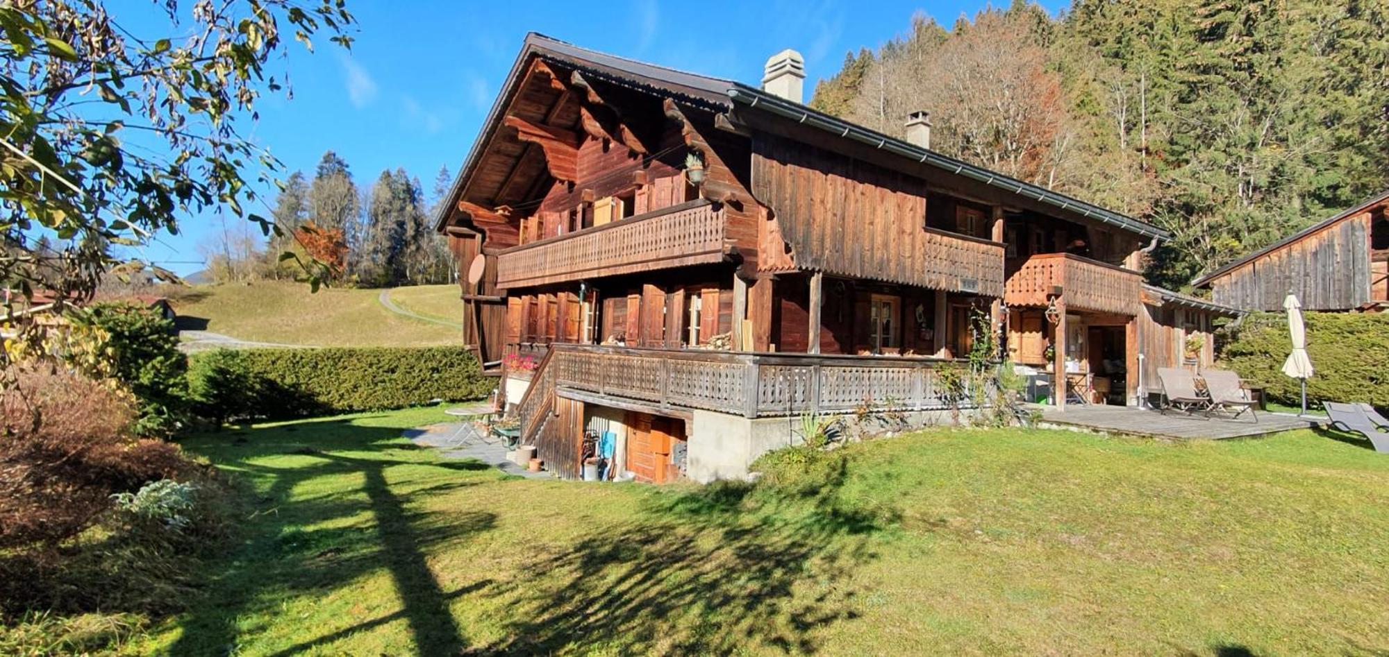 Vers L'Eglise B&B Chalet La Croisee מראה חיצוני תמונה